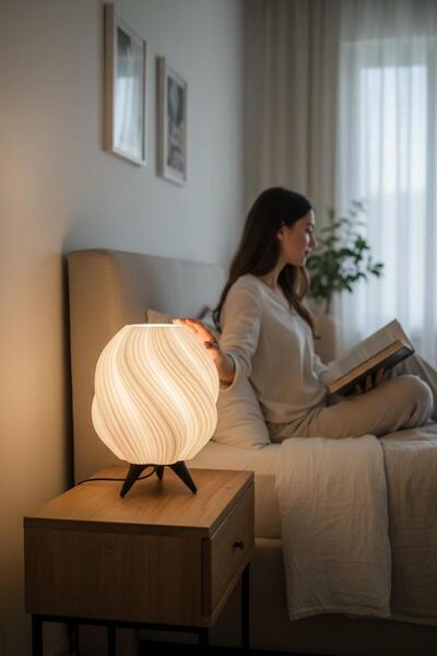 Trend KenT Modern Decorative Lampshade - Table Lamp - Bedroom Night Light - L...