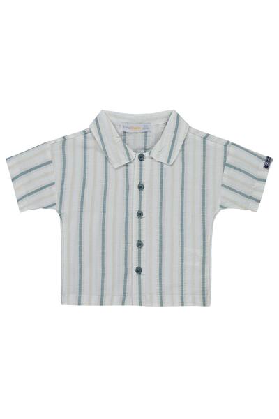 ZEYNEVA Мъжка риза с яка Timo 6-18 месеца - Бежова