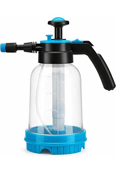 AutoFamily 2L Hand Pump Pressure Sprayer Bottle – Garden Plant Mister, Adjust...