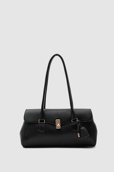 Shule Bags حقيبة لونيرا فينتاج باجيت باللون الأسود