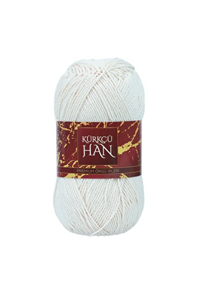 Kürkçü Han Aura Zincir Krem Çanta İpi ve Örgü İpi 100g 200m Akrilik – Amiguru...