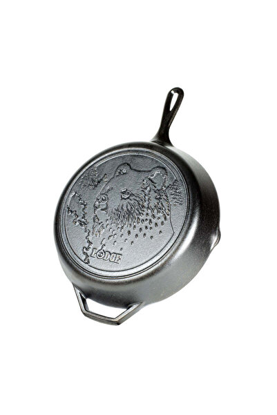 Lodge Wildlife Series™ 12 Inch Cast Iron Bear Skillet