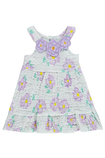 ZEYNEVA Rochie Timo pentru fetițe cu bretele la gât 6-18 luni - Liliac