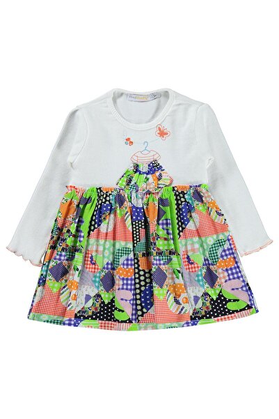 ZEYNEVA Rochie din material textil pentru fetițe Timo, 6-18 luni - Verde