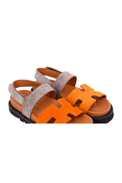 ANNASIA SHOES ANNIA sandals - Orange leather