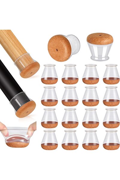 NO BRAND Capace pentru picioarele scaunelor, Mici, Protecții din silicon pent...