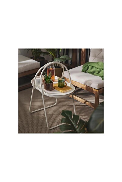 IKEA bahçe sehpası, beyaz