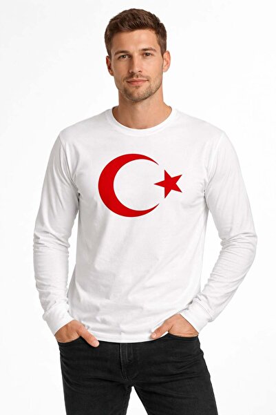 ModaPlaza Ανδρικό μπλουζάκι με στάμπα Moon Star