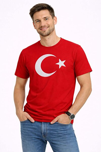 ModaPlaza Tricou cu imprimeu Moon Star pentru bărbați