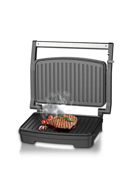 raf Grill electric 850W, plăci antiaderente, încălzire pe ambele fețe, compact