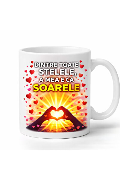 OEM Personalized romantic mug with message "Of all the stars, mine is like th...