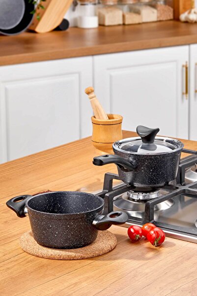 Taç Trend 3 Piece Mini Pot Set - 14 cm Milk Pot / 14 cm Pot