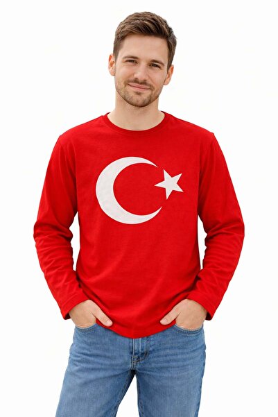 ModaPlaza Ανδρικό μπλουζάκι με στάμπα Moon Star