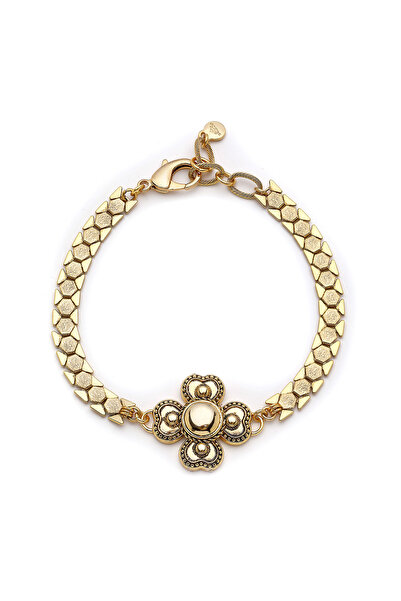 Mon Reve Fortuna Yonca Charm Altın Kaplama Zincir Kolye