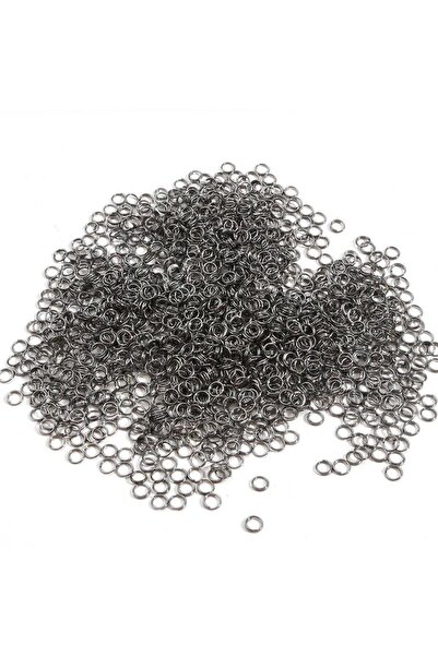 yiğit aksesuar Black Color 250 Pcs Metal Jewelry Ring Connecting Ring Mountin...