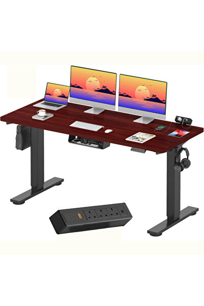 Mahmayi FLEXISPOT EN2 150x60 cm Electric Sit Stand Desk with Cable Management...