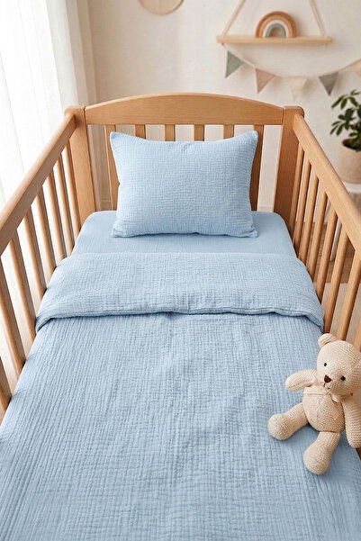 Soho Organics Muslin Baby Duvet Cover Set - Bürümcük 100% Organic Cotton Duve...