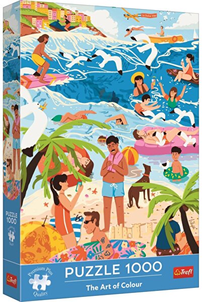 Trefl Puzzle 1000 piese - The Art of Colour: In the Heat of the Holiday Seaso...