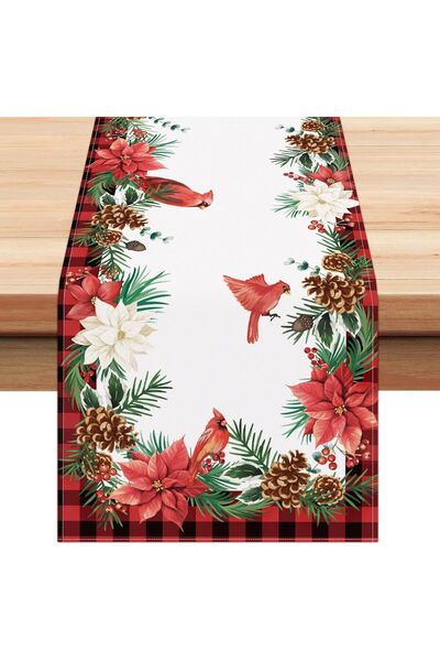 Bonhause Traversă de masă Poinsettia Cardinal