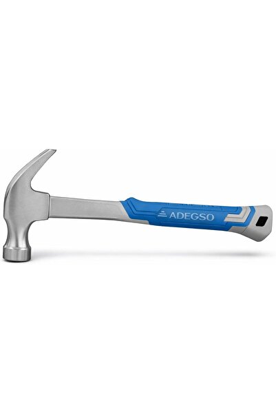 AutoFamily مطرقة تأطير فولاذية شديدة التحمل بمقبض مانع للانزلاق وممتص للصدمات