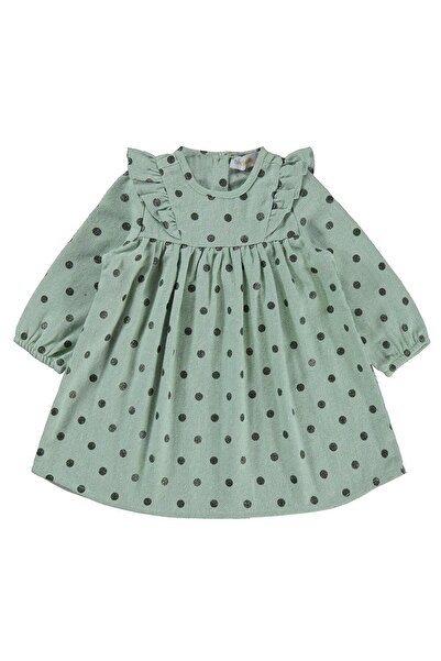 ZEYNEVA Rochie cu buline Timo pentru fetițe 6-18 luni - Verde