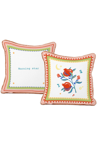 Baci Milano MAMMA MIA POMEGRANATE YASTIK COTTON 45X45 CM