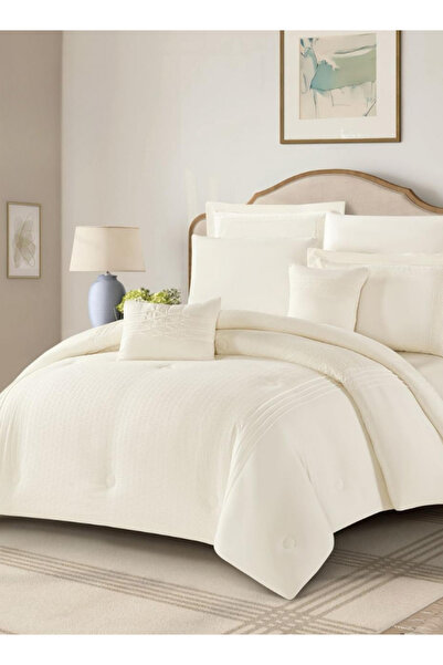 INREST Heaven King Comforter Set 240 × 260 cm – Luxury 8 Pieces 100% Cotton B...