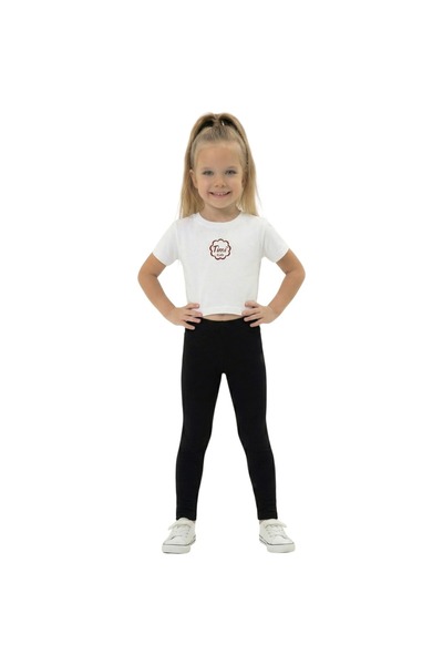 erca home Basic 23 April Tights 4Y,5Y,6Y,7Y,8Y,9Y Girls Black