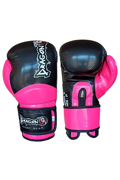 Saule Pembe Carbon 5 Boks Ve Kick Boks Eldiveni Dragon Boks Kick Boks Eldiveni