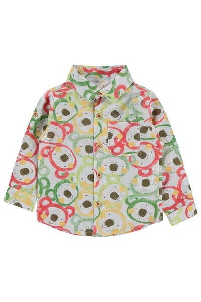 ZEYNEVA Тимо момчешка тениска с коала 6-18 месеца - Жълт