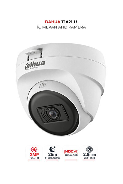 DAHUA HAC-T1A21-U-0280B 2MP 1080P IR Dome Kamera