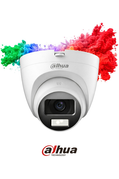 DAHUA HAC-T1A21P-U-IL 2MP Dome Kamera 1080P Smart Dual Light 25m Gece Görüş