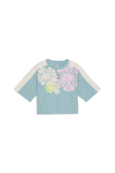 Puma Tricou T7 Snflr Graphic Tee 8- 16 ani