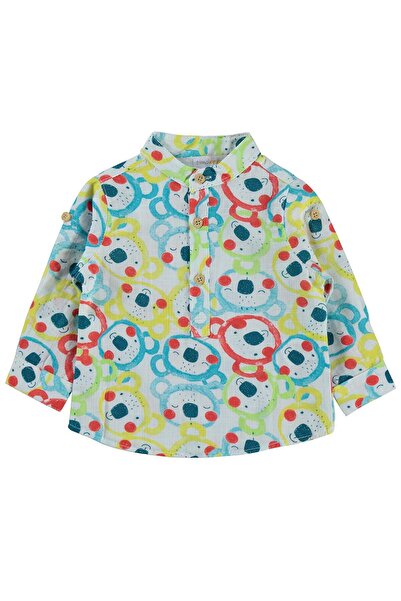 ZEYNEVA Тимо момчешка тениска с коала 6-18 месеца - Жълт