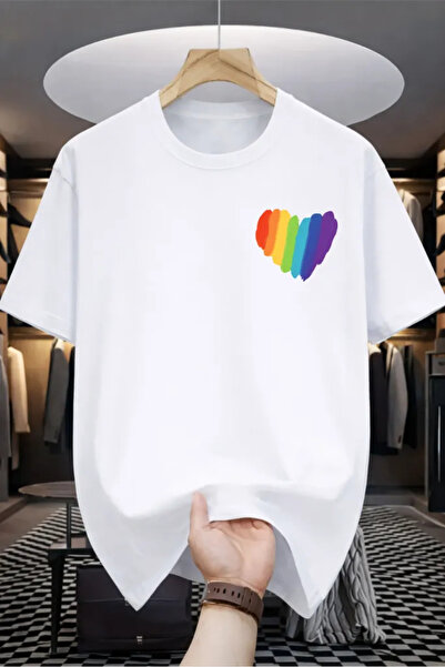 Pink Sky Tricou oversize premium 100% bumbac, unisex, croială confortabilă, t...