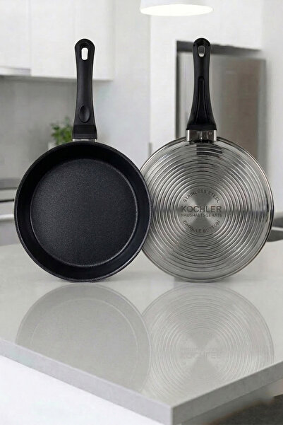 kochler 24 cm Stainless Steel Pan – Compatible with Induction Cookers