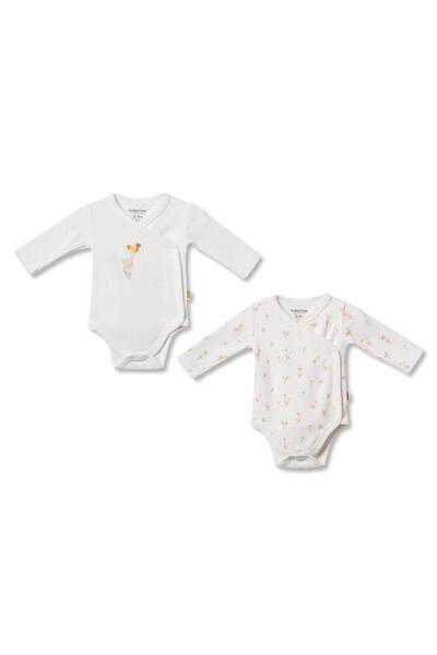 BabyCosy Organic Wear بدلة أطفال مكونة من قطعتين مصنوعة من القطن العضوي بنسبة...