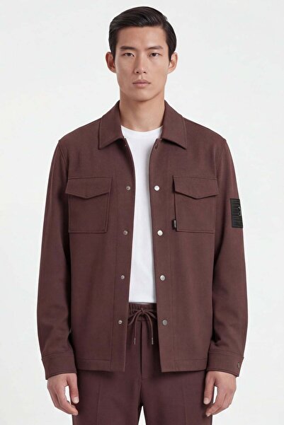 Giotelli Men's Cinnamon Bomber Jacket Viscose Blend Suit