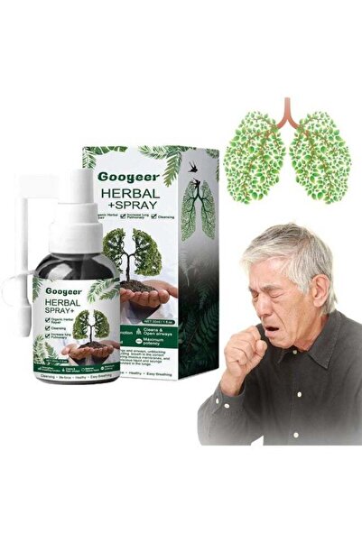 Googeer Herbal Lung Cleanse Mist - Powerful Lung Support, Herbal Mist for Lun...