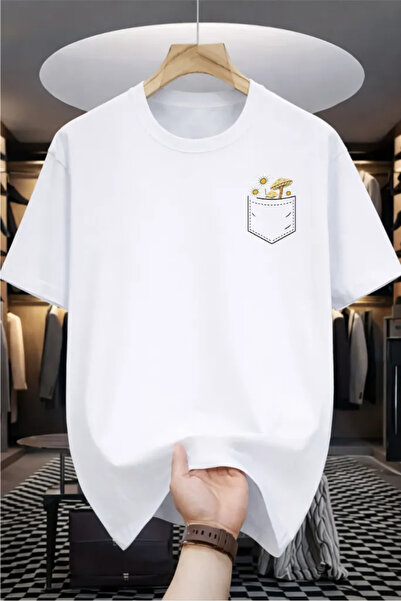 Pink Sky Premium Oversize T-Shirt 100% Βαμβάκι Unisex Άνετη Εφαρμογή Τάση Νέα...