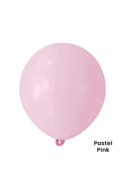 Baloane De Poveste Set 100 Baloane Latex 13 cm Pastel - Roz
