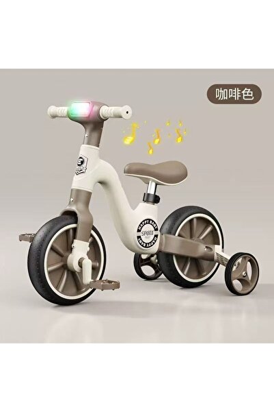 ENNOVA دراجة أطفال 4 في 1 من هابي بيبي مع عجلات تدريب ودراجة توازن