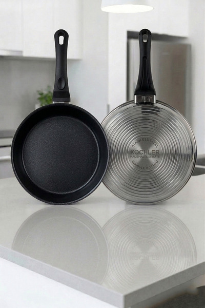 kochler 20 cm Stainless Steel Pan – Compatible with Induction Cookers