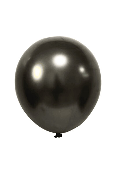 Baloane De Poveste Set 50 Baloane Latex 30 cm Crom – Negru