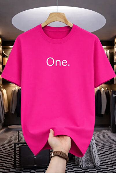 Pink Sky Premium Oversize T-Shirt 100% Βαμβάκι Unisex Άνετη Εφαρμογή Τάση Νέα...