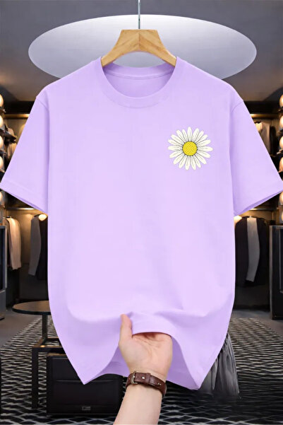 Pink Sky Premium Oversize T-Shirt 100% Βαμβάκι Unisex Άνετη Εφαρμογή Τάση Νέα...