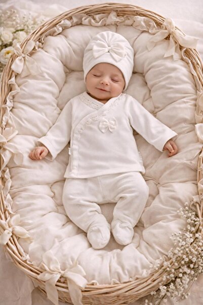 BYS BABY FASHION طقم ملابس قطنية موسمية لحديثي الولادة من البنات للاستخدام في...
