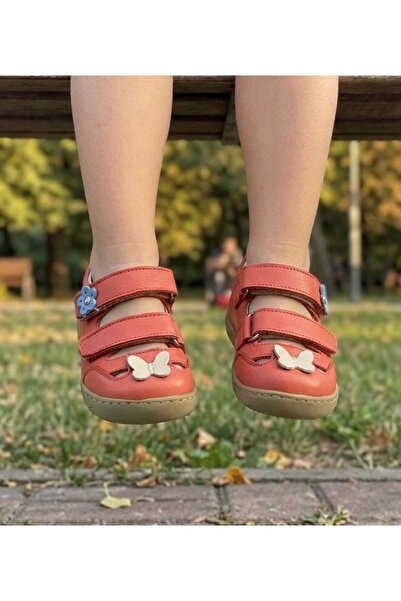 HAPPY WALK Leather and Orthopedic Sole Baby Girl Casual Shoes