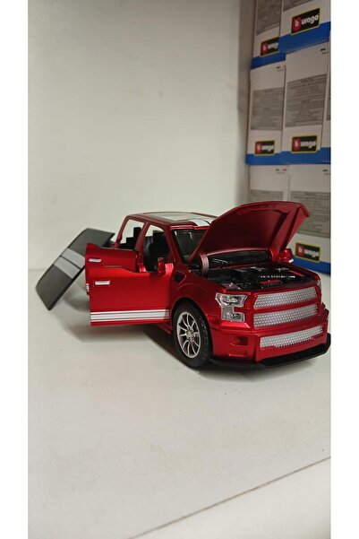 Kayra Toy Metal Model Collection 1 / 24 Scale F 350 Pickup Red Truck 4X4 with...