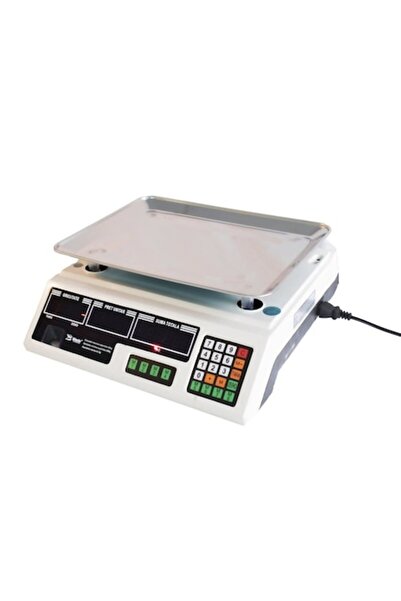 Miralex Cântar electronic 40 Kg, Afișaj dublu, Placă din oțel inoxidabil, Cul...
